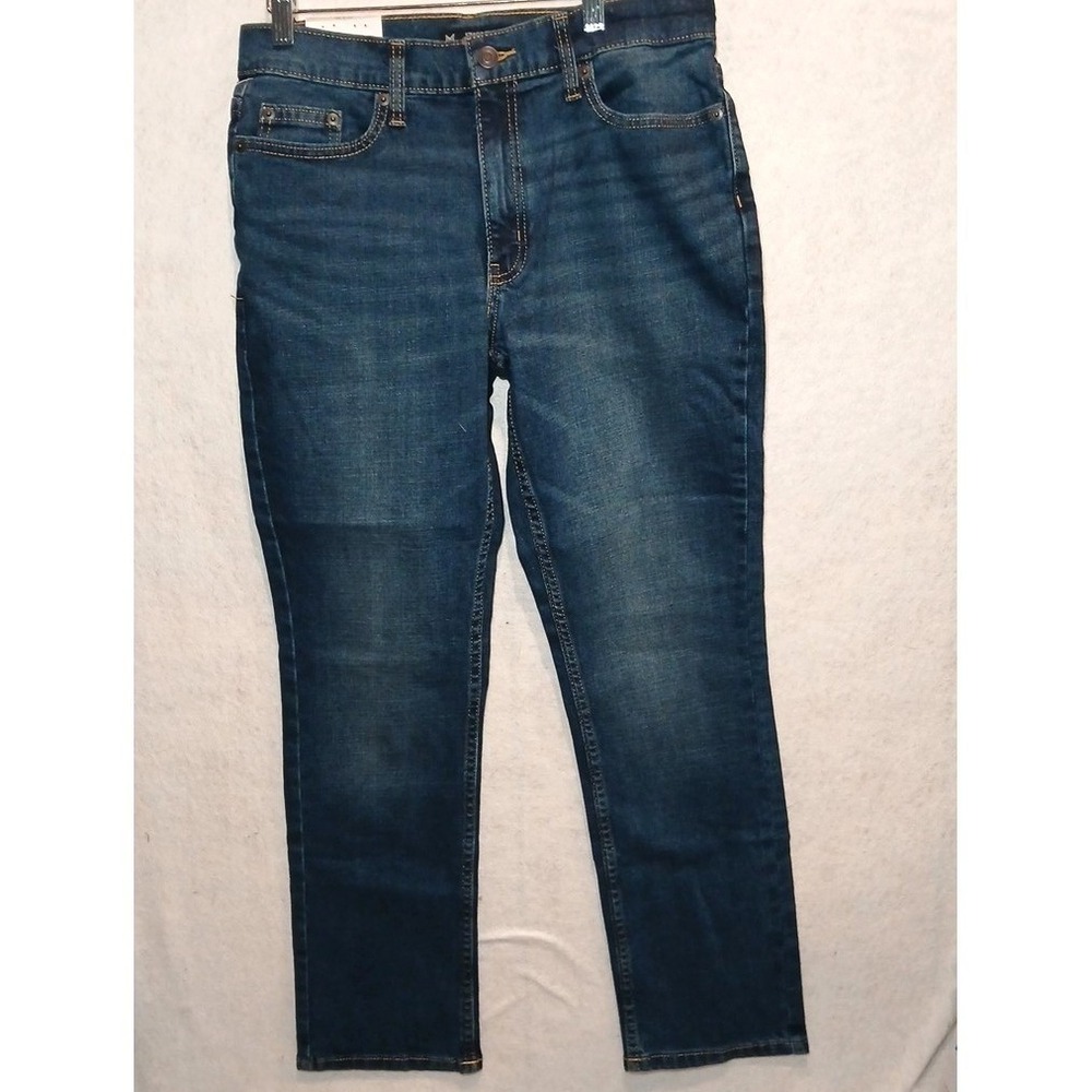 Mens 30x30 Straight Fit Stretch Jeans Medium Wash NWT Member's Mark Denim